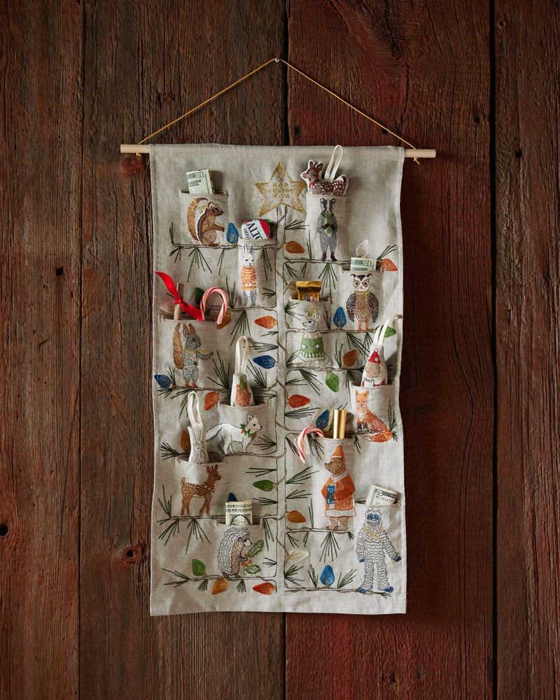 Coral & Tusk embroidered Trimmers Advent Calendar 
