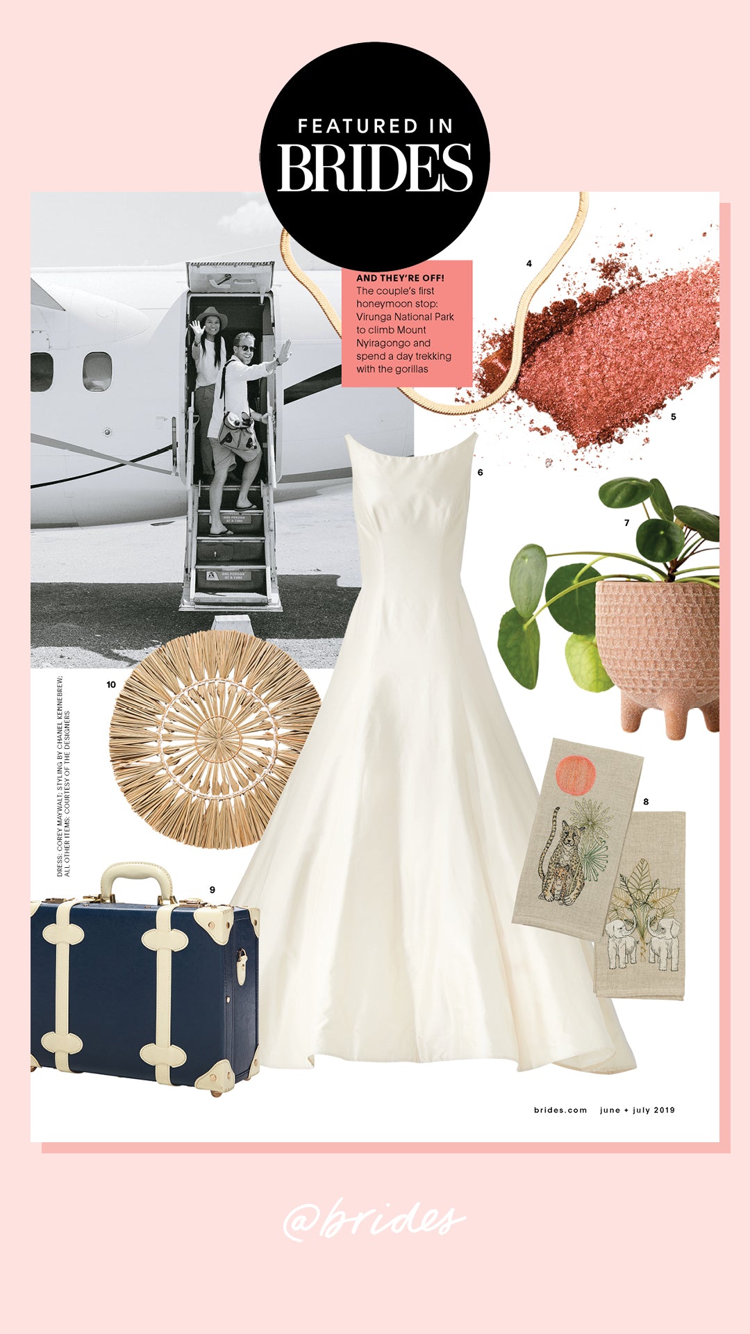 Coral & Tusk feature in Brides Magazine