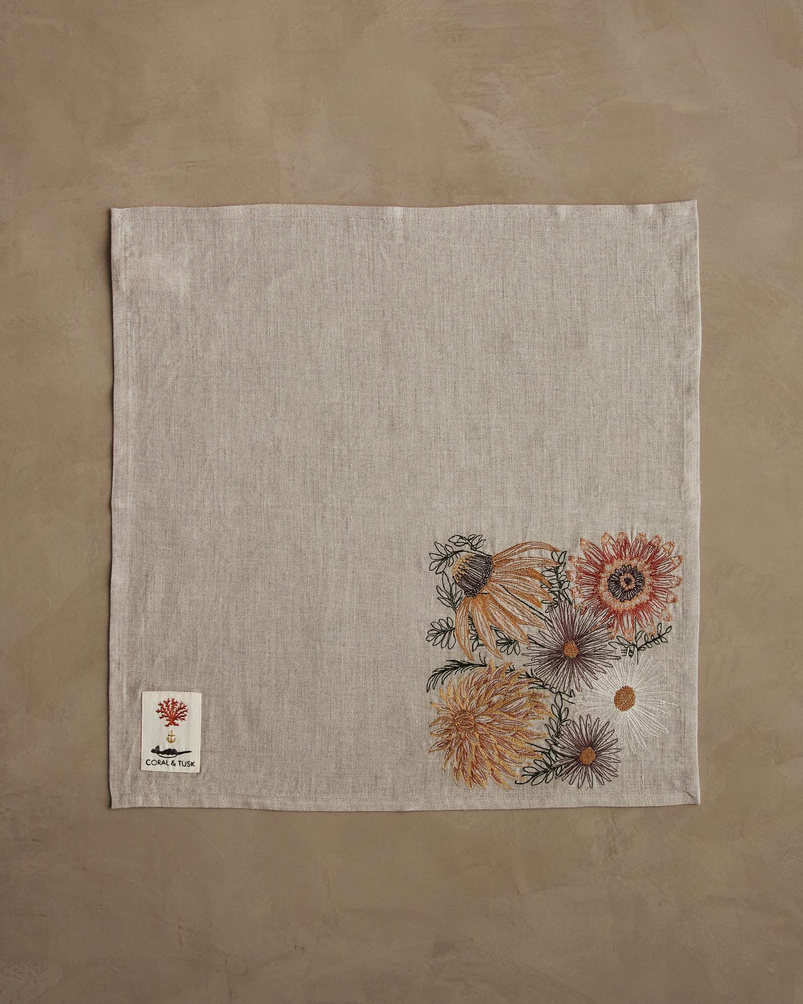 Autumn Blossoms Dinner Napkin