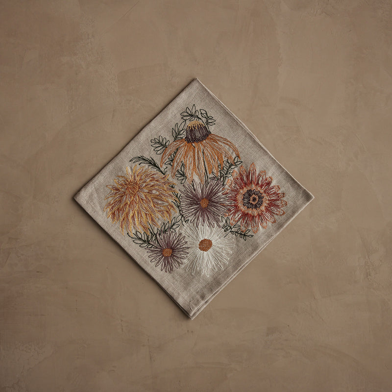 Autumn Blossoms Dinner Napkin