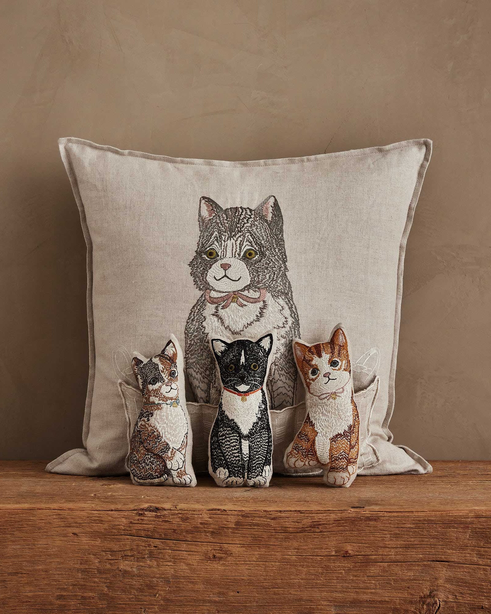 Basket of Kittens Pocket Pillow