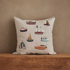 Coral & Tusk Boats Pattern Pillow, 20