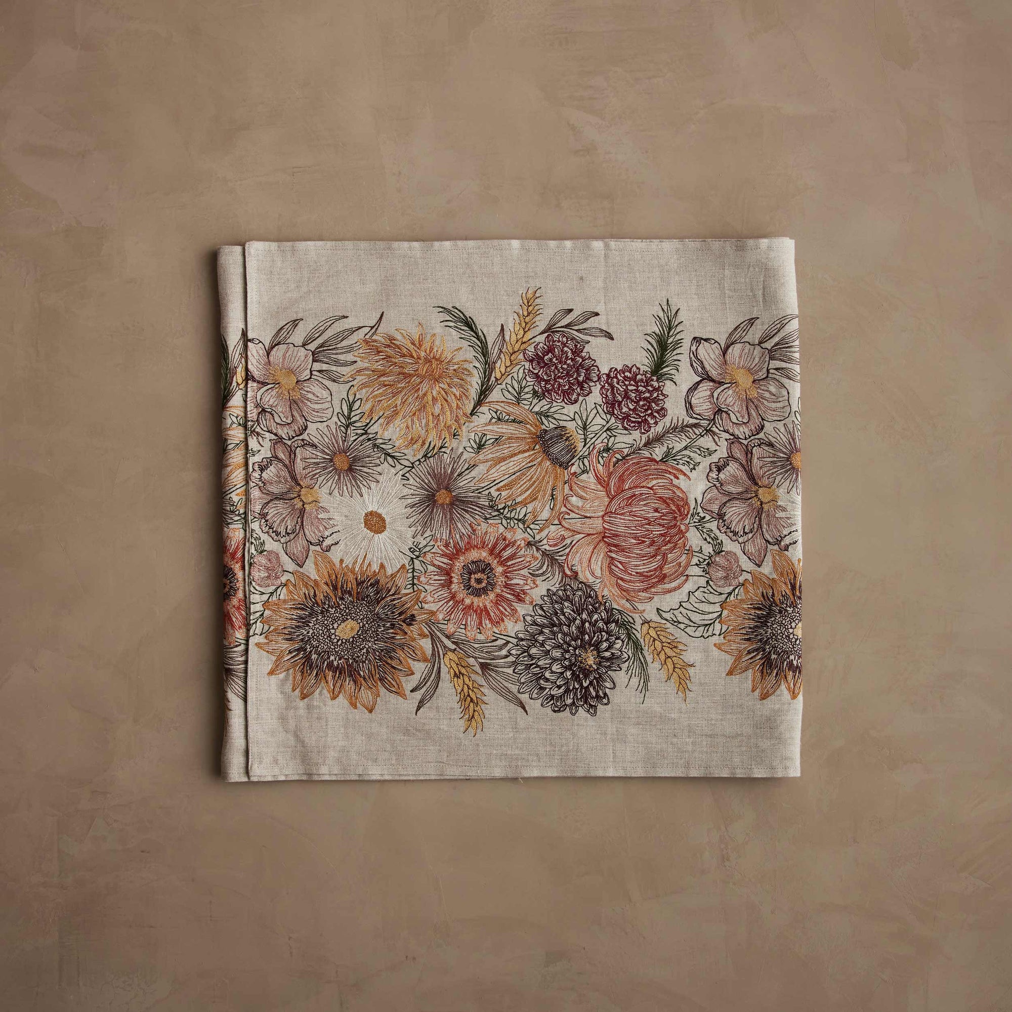 Autumn Blossoms Table Runner