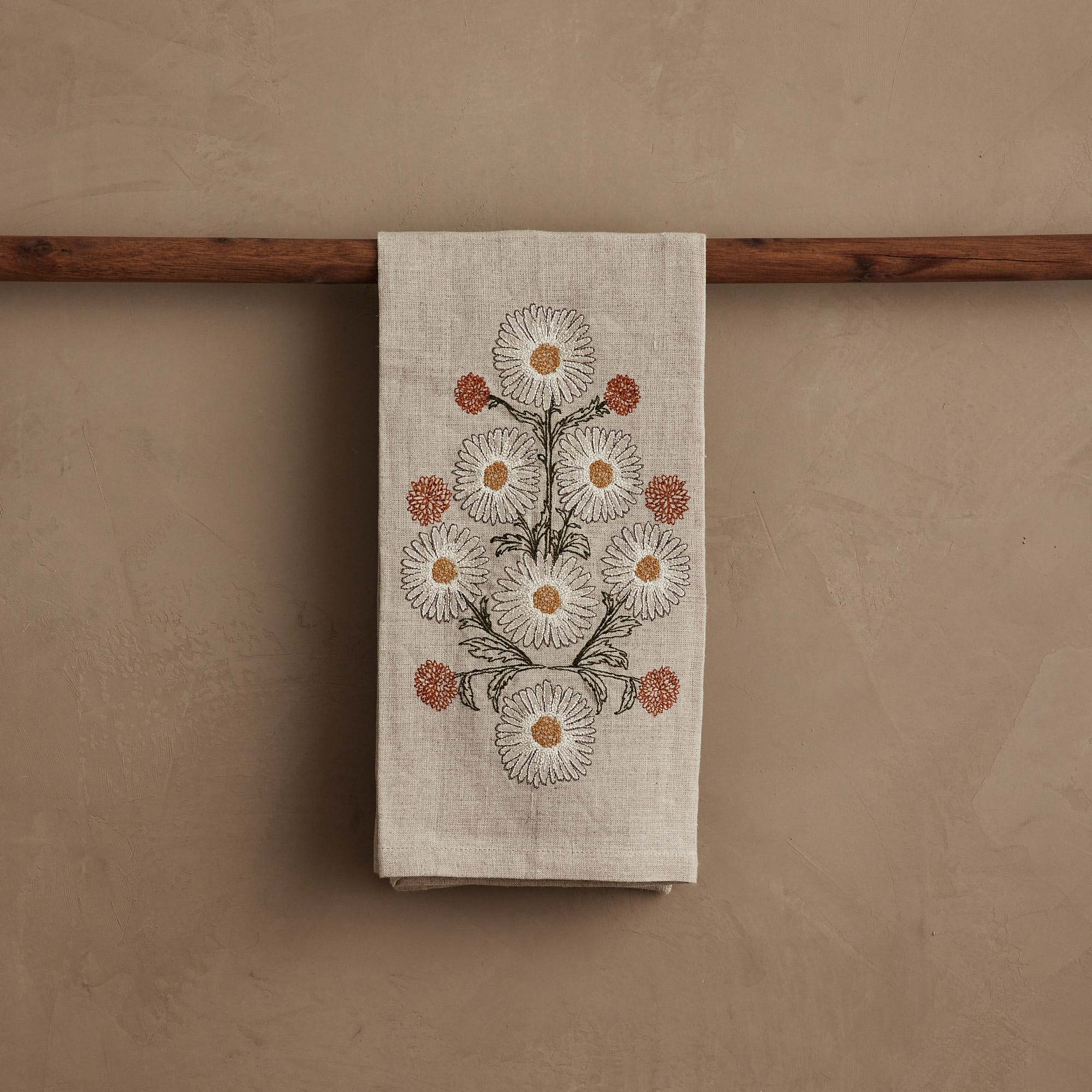 Daisy Bouquet Tea Towel