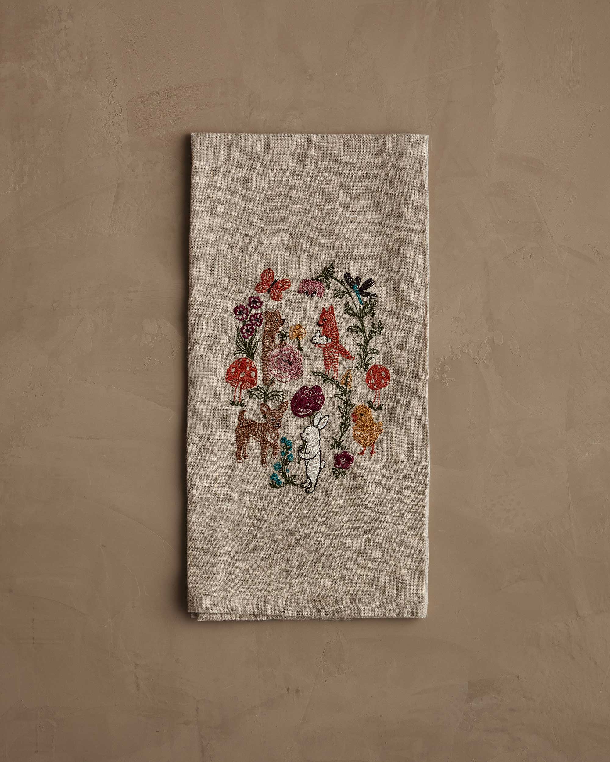 Secret Garden Tea Towel