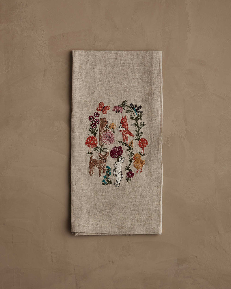 Secret Garden Tea Towel