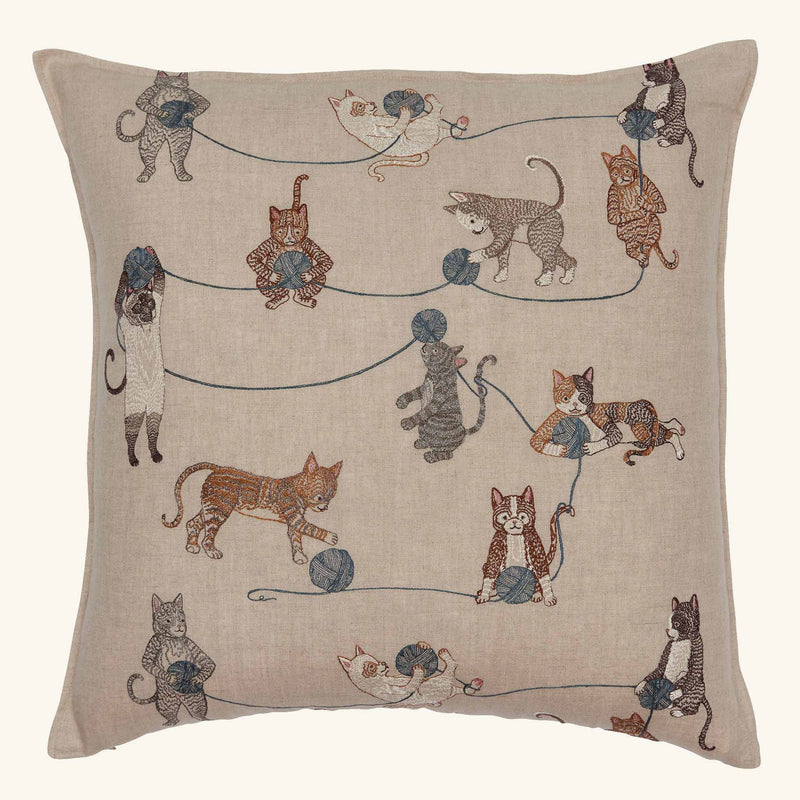 Playful Cats Pillow