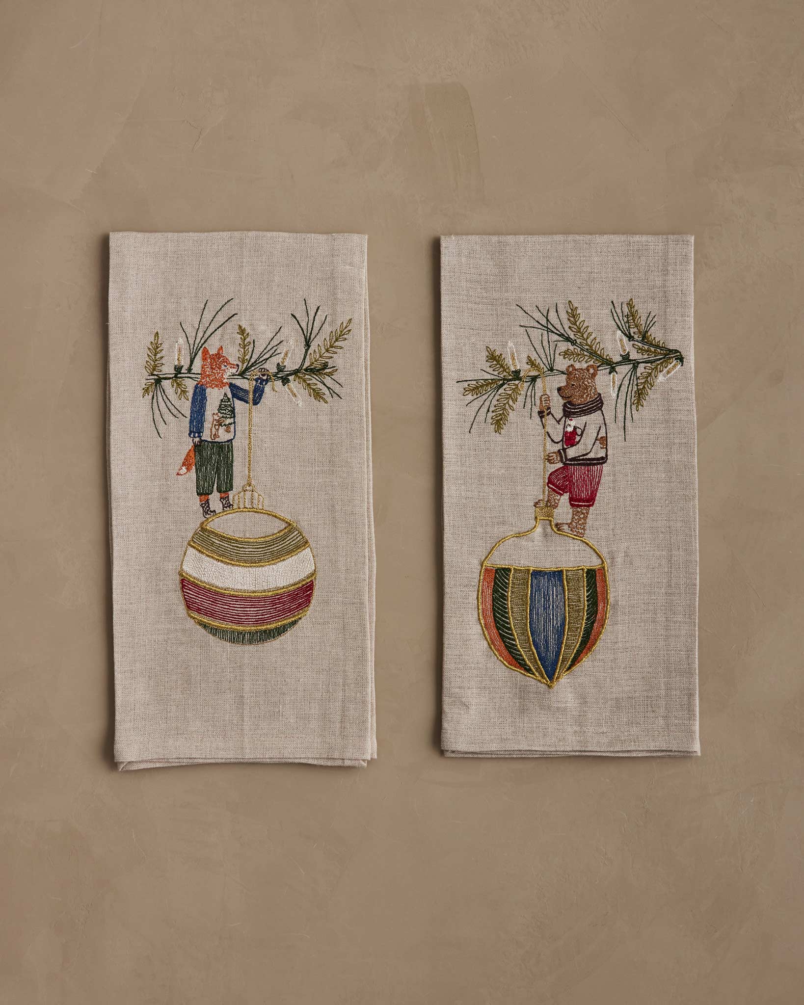 Deck the Halls Tea Towel Set