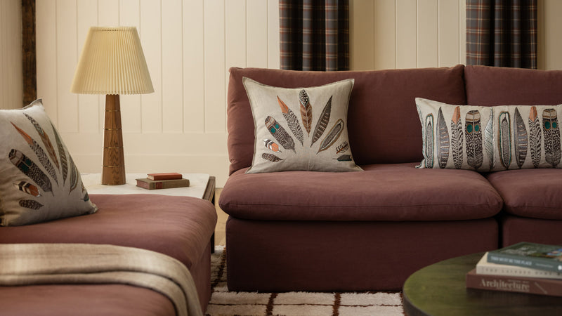 Plumes Fan Pillow