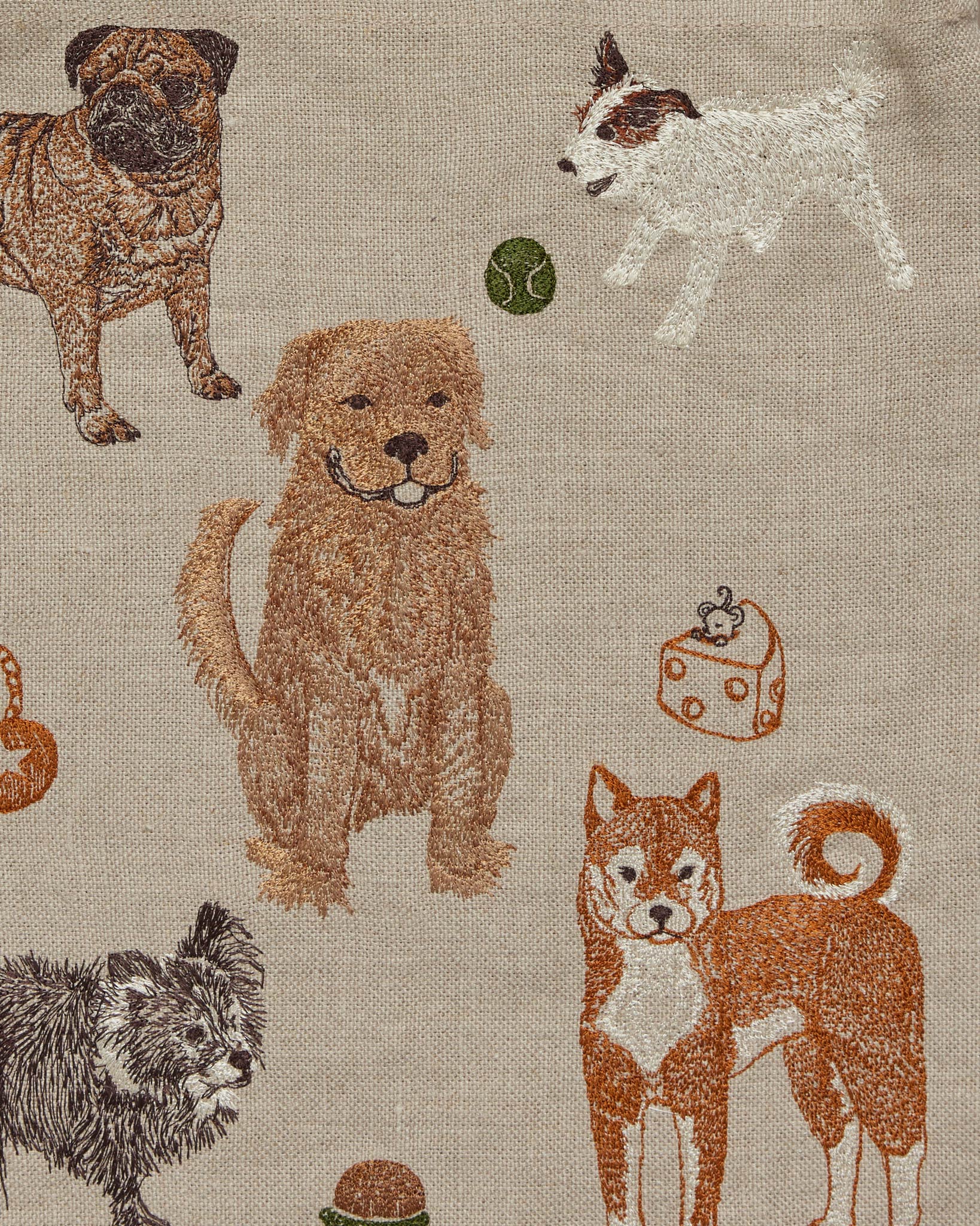 Dogs and Toys Tote Bag