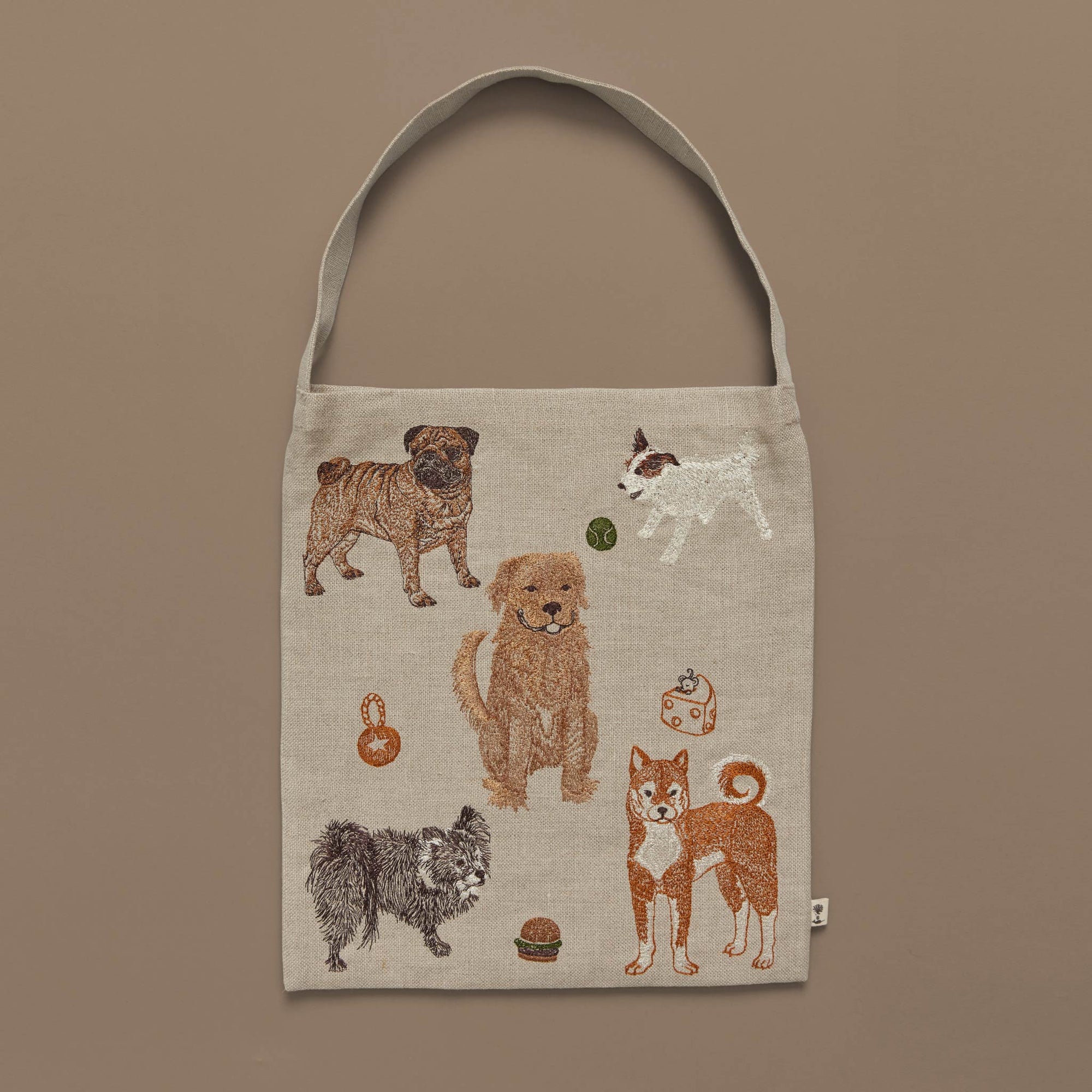 Dogs and Toys Tote Bag