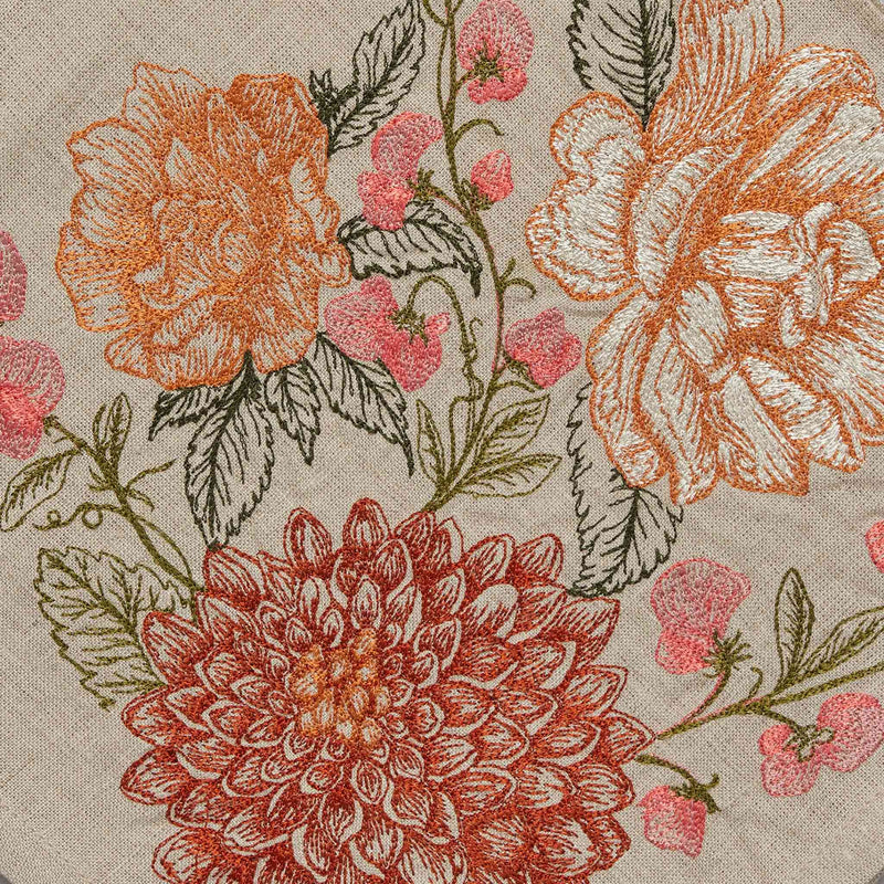 Coral Bouquet Dinner Napkin