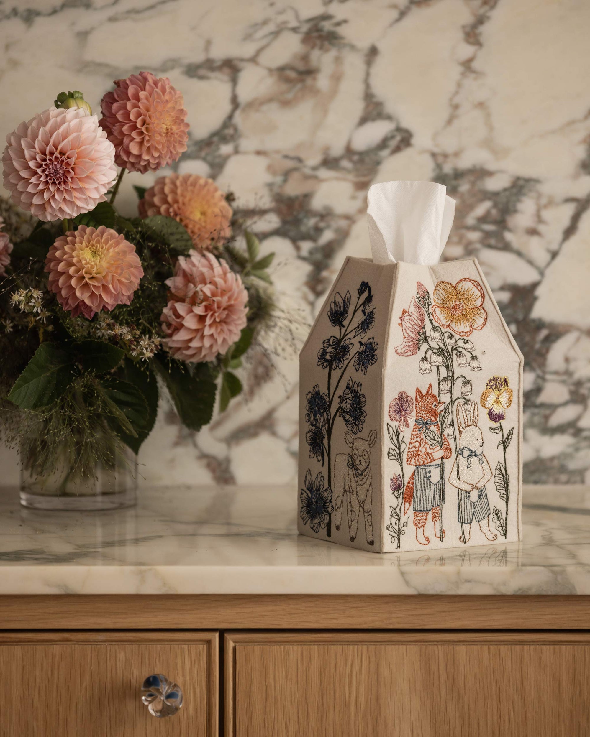 Spring Parade Tissue Box Cover