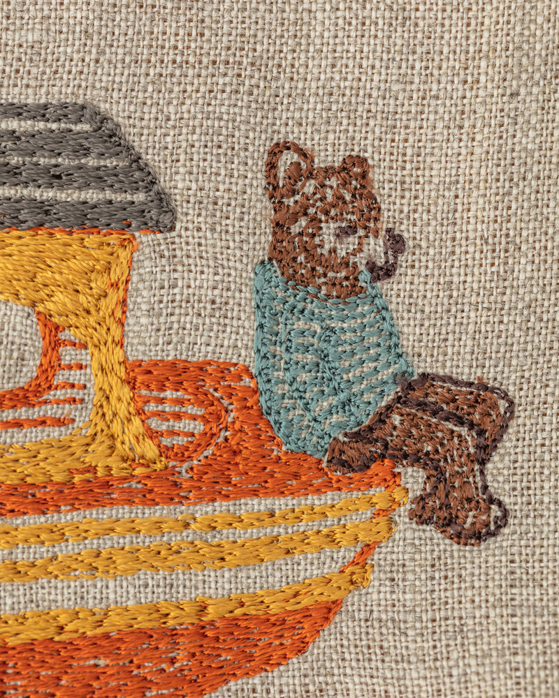 Boats Pattern Pillow