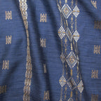 Berber Indigo Striae Linen Yardage 7.5 yards